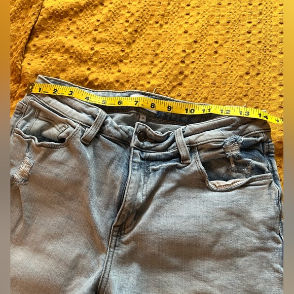 Studio Blue Ankle Straight Distressed Jeans sz 29 - Picture 3 of 6